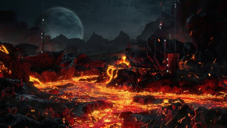 Звёздные войны Планета Мустафар