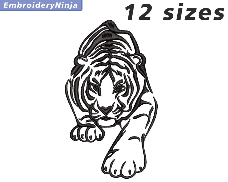 Тигр вектор на прозрачном фоне