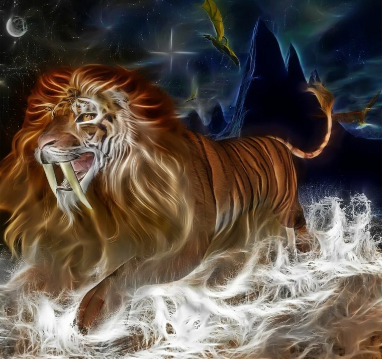 Огненный Лев арт