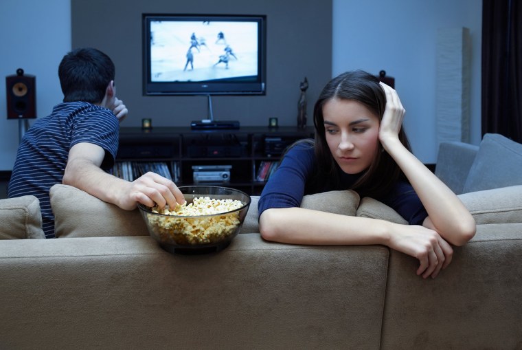 Расставание акварель