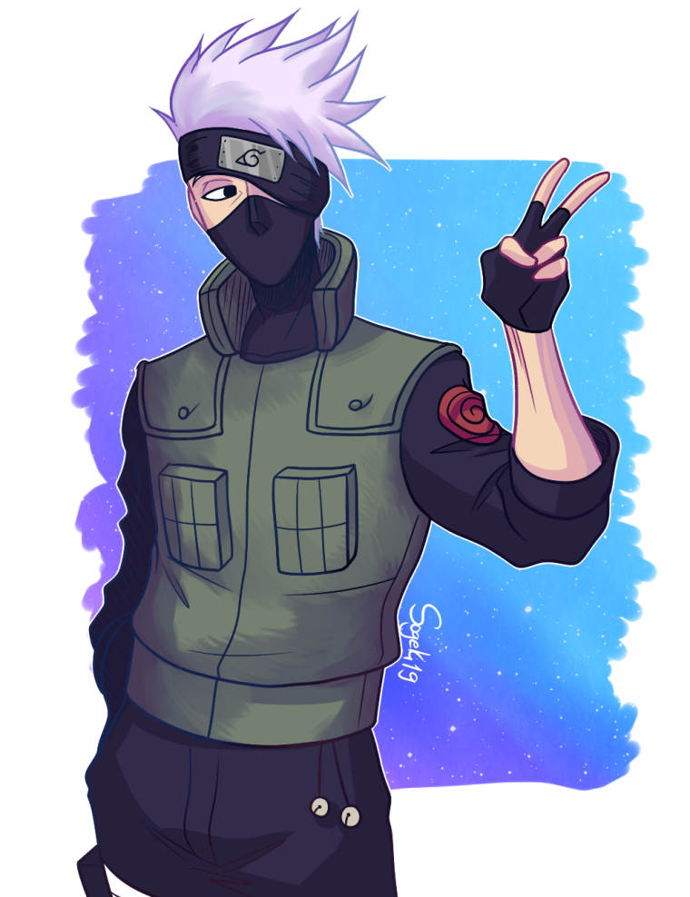 Наруто сенсей Какаси