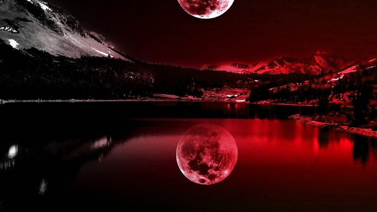 Ночь красная Луна