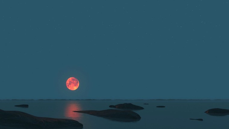 Обои на рабочий стол Луна