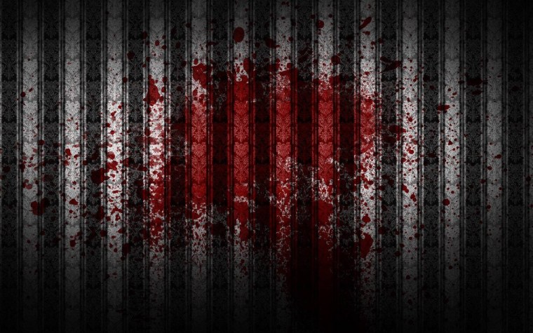 Брызги крови на черном фоне