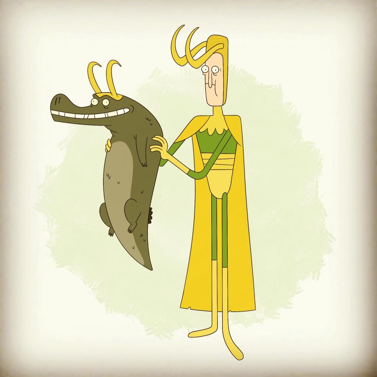 Аллигатор Локи Марвел игрушка