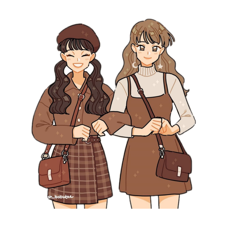 Рисунок девочки в стиле софт