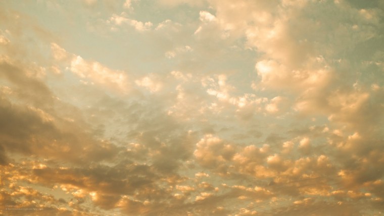 Закат облака Эстетика