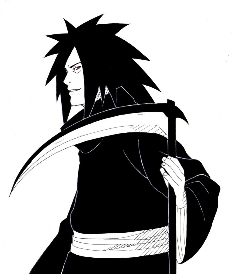 Мадара Учиха белый