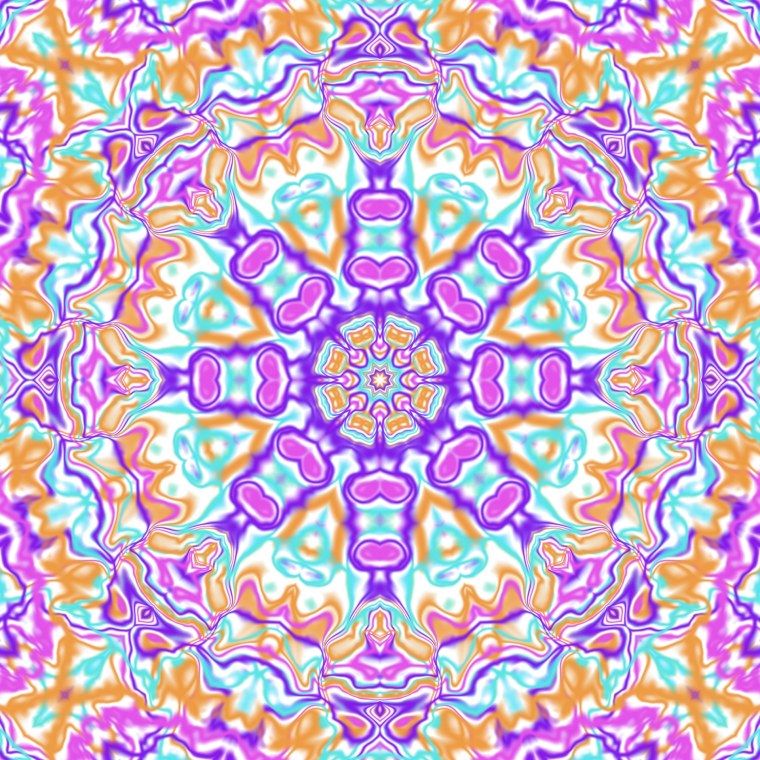 Калейдоскоп внутри рисунок