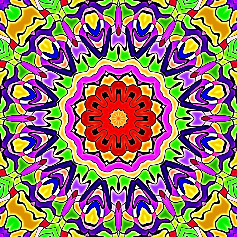 Калейдоскоп рисунок