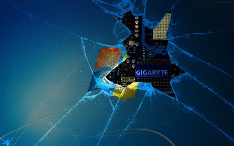 Заставка разбитого экрана