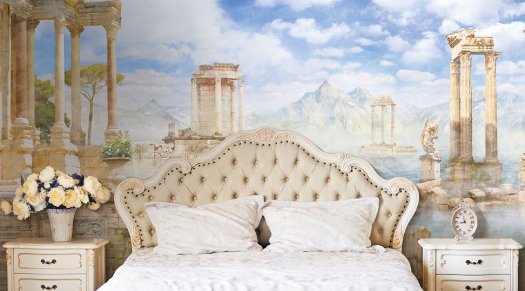 Фреска Аффреско в спальне