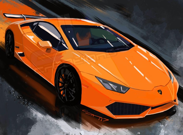 Ламборгини Хуракан арт