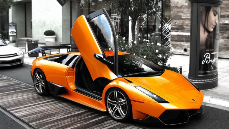 Lamborghini оранжевая Мурселаго