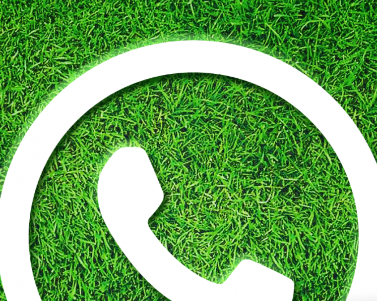 Неоновый логотип ватсап