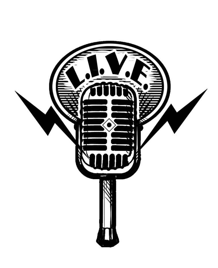 Микрофон нарисованный