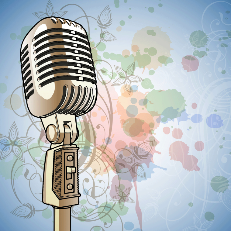 Стилизованный микрофон