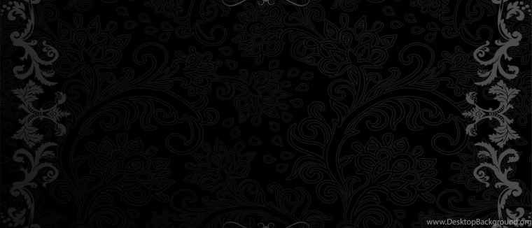 Черный фон с узорами