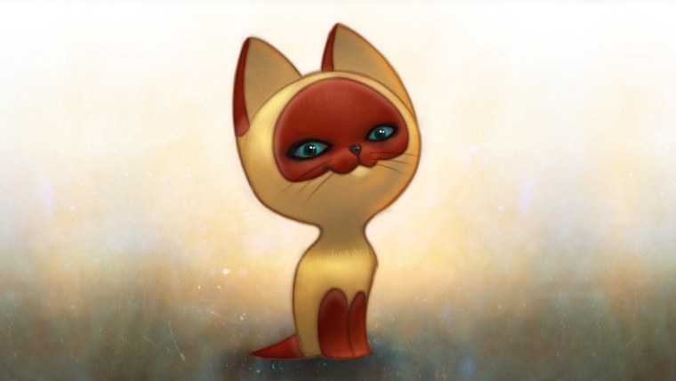 Кот с голубыми глазами