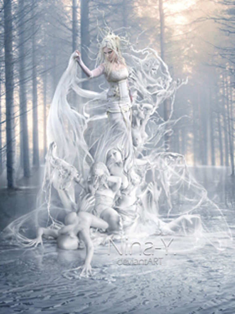 Ангел зима арт