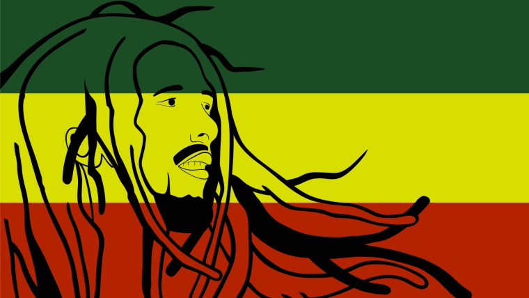Боб Марли флаг
