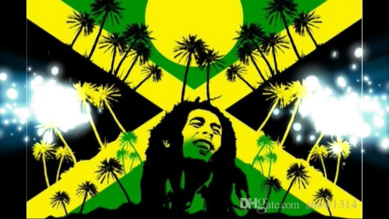 Растаманский флаг Боб Марли