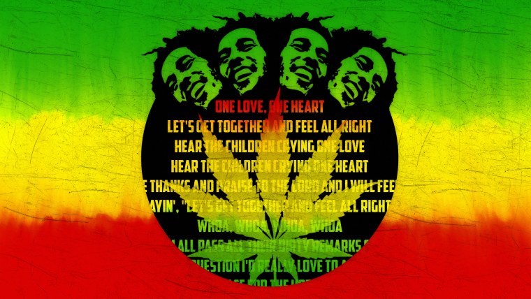 Боб Марли надпись