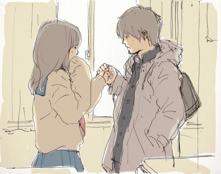 Аниме парень и девушка