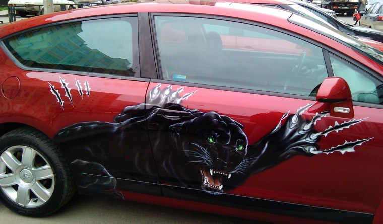 Ситроен с5 в аэрографии