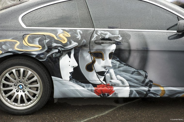 Оригинальная аэрография на авто