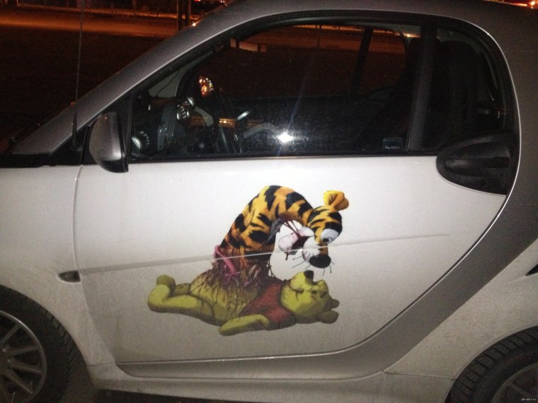 Аэрография на авто прикольные