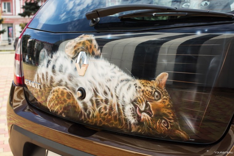 Аэрография на Рено Сандеро