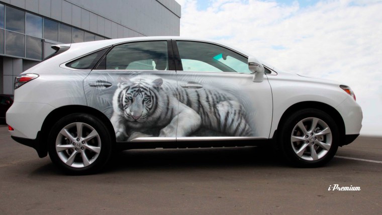 Аэрография Лексус rx350