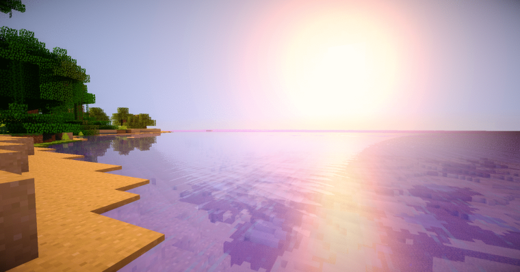 Фоны майнкрафт с шейдерами для фотошопа