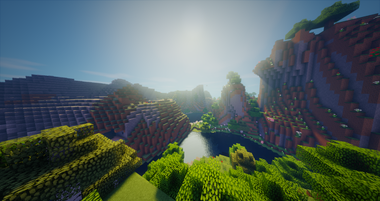 Майнкрафт красивые места