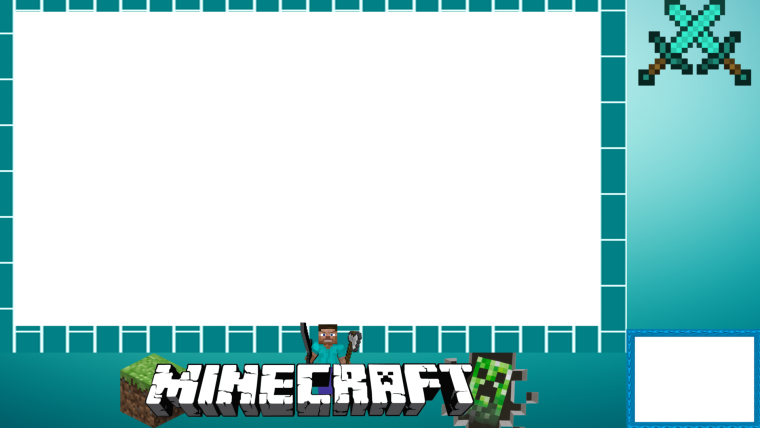 Рамка для стрима по майнкрафту
