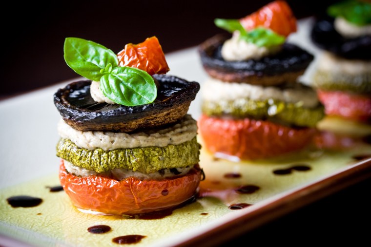 Вегетарианские блюда в ресторанах