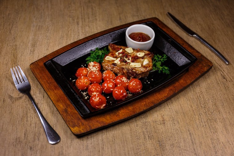 Красивая еда в ресторане