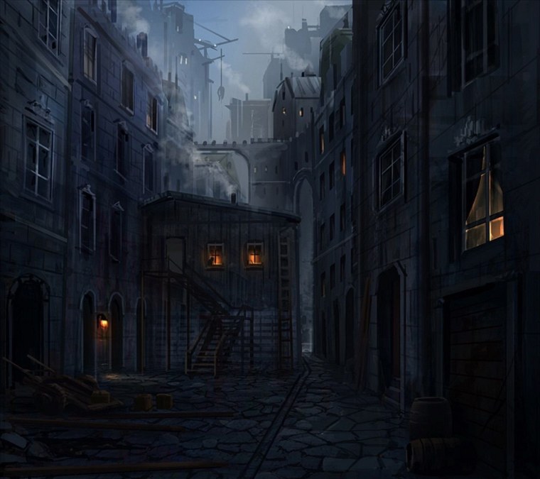 Мрачный город