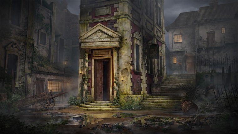 Заброшенный город фэнтези