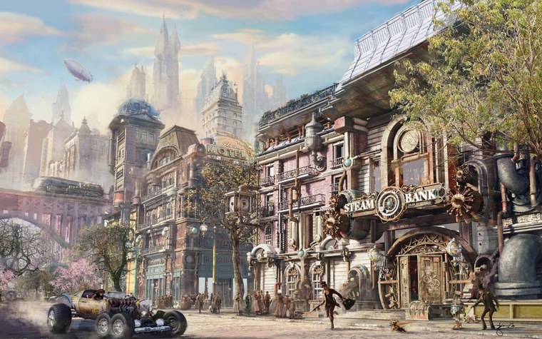 Стимпанк дизельпанк биопанк