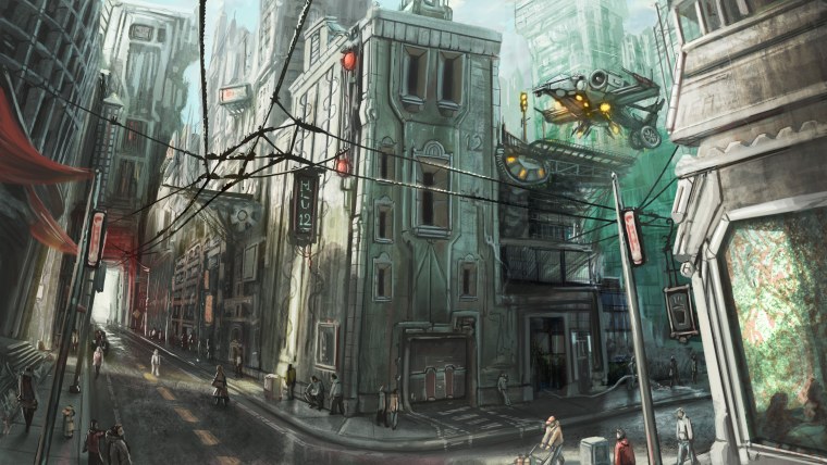 Биопанк антиутопия