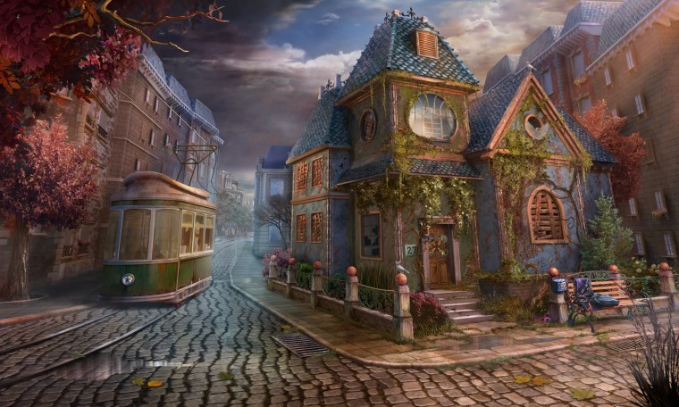 Город уютный арт