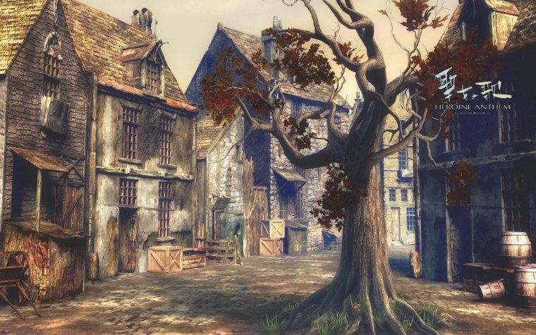 Средневековые улицы арты