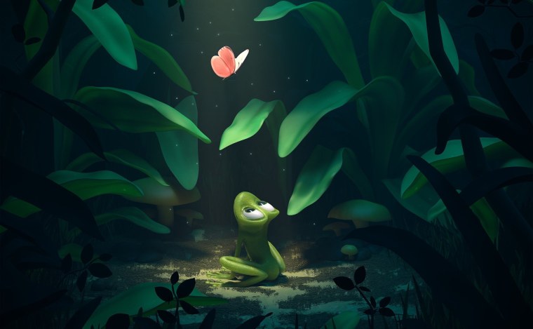 Эстетика индикинд лягушка