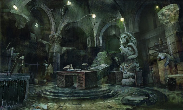 Tomb Raider environment Concept Art