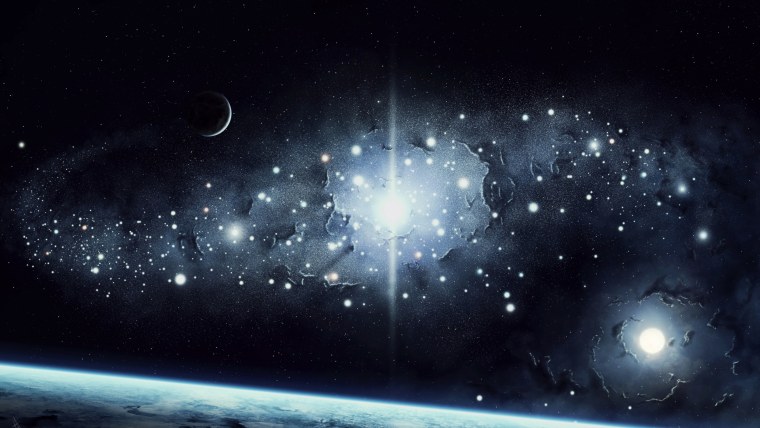 Ночное небо с планетами