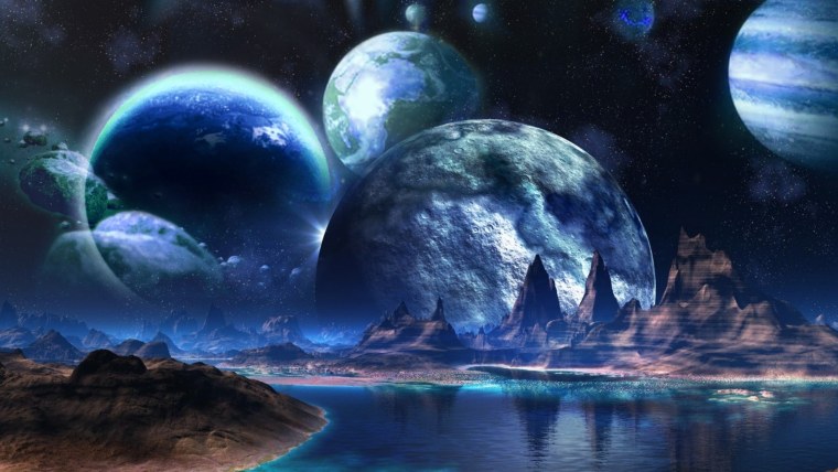 Космос звезды планеты