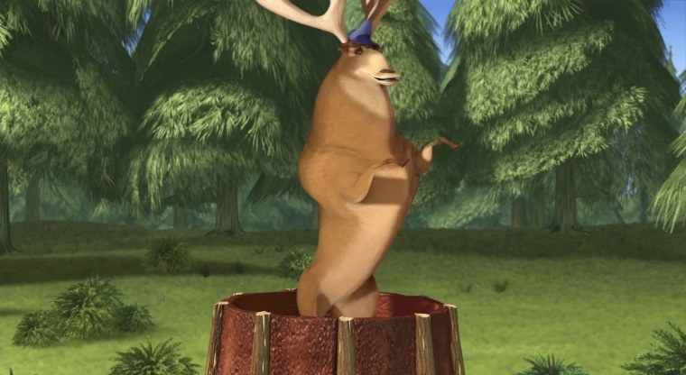 Медведь бук и олень Элиот