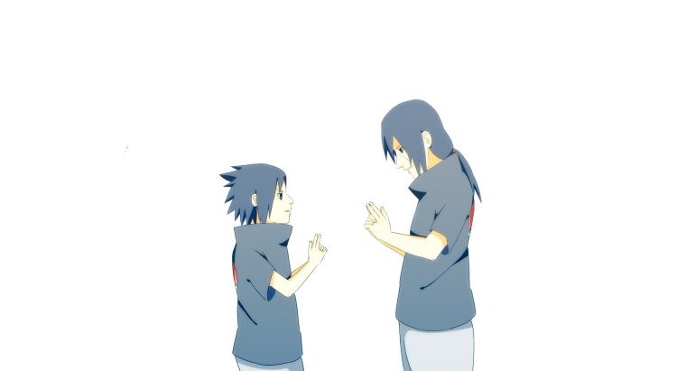 Саске и Итачи без фона